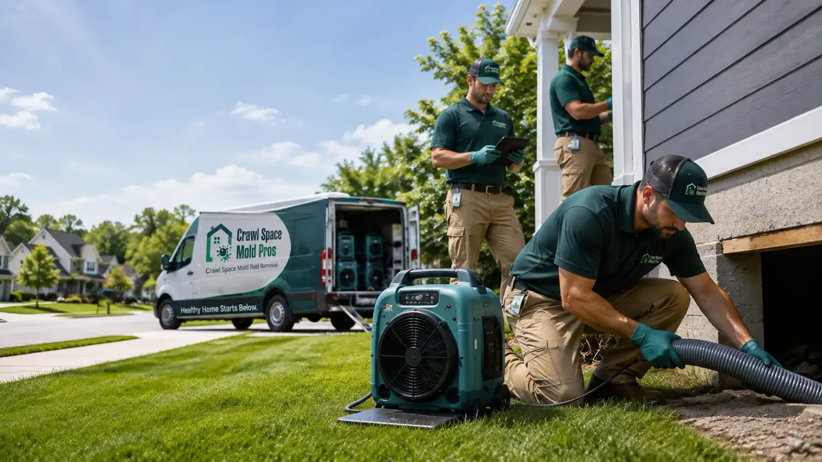 Crawl Space Mold Removal in Browning, IL